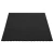 Verbindbare Gummimatte Connect ST 100×100 cm, schwarz – Schrägansicht von vorne