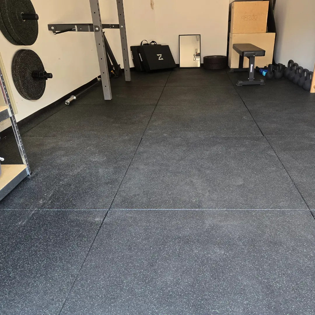 Grip-Gummiboden Gym-Square im Home-Gym