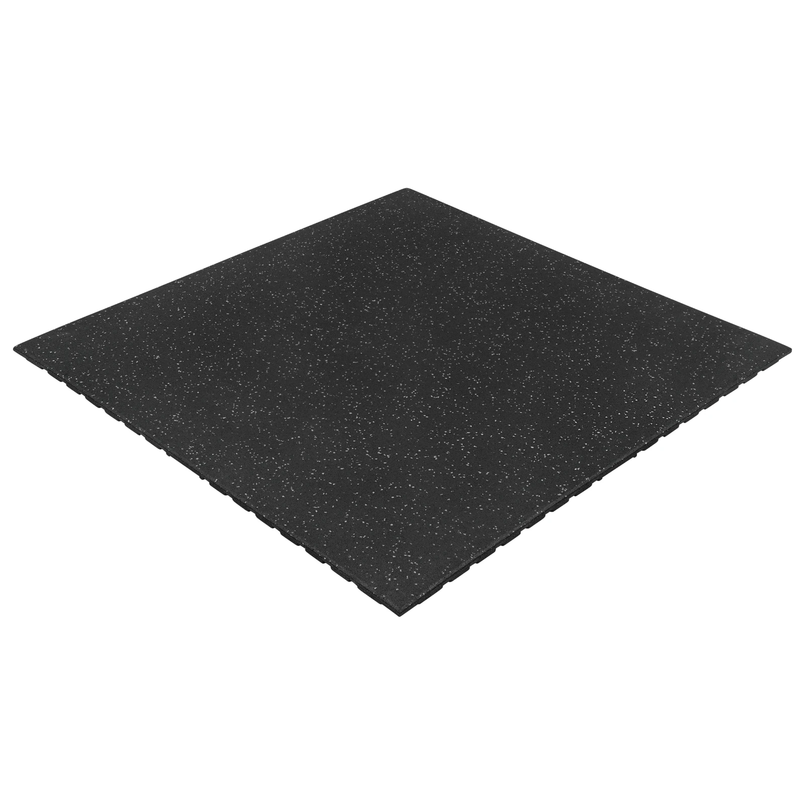 Isometrischer Bildausschnitt der Matte - grauer Fitnessboden Connect PRO Mosaic
