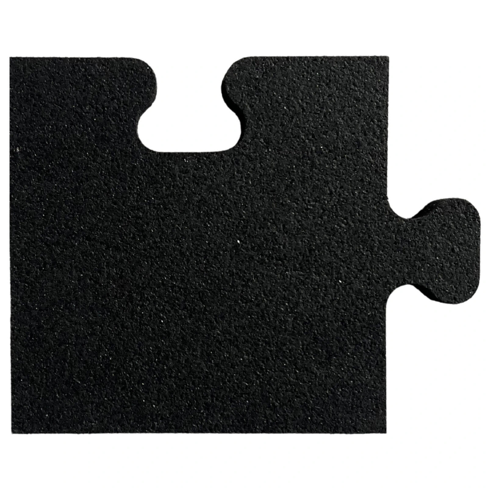 Schwarze Gummimatte Eckabschluss Puzzle PRO Draufsicht