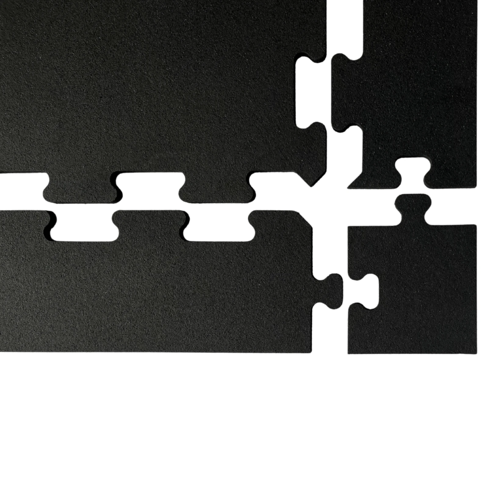 Komplettes PRO-Bodenabschlusssystem: Gummimatte, gerader Abschluss und Eckabschluss
