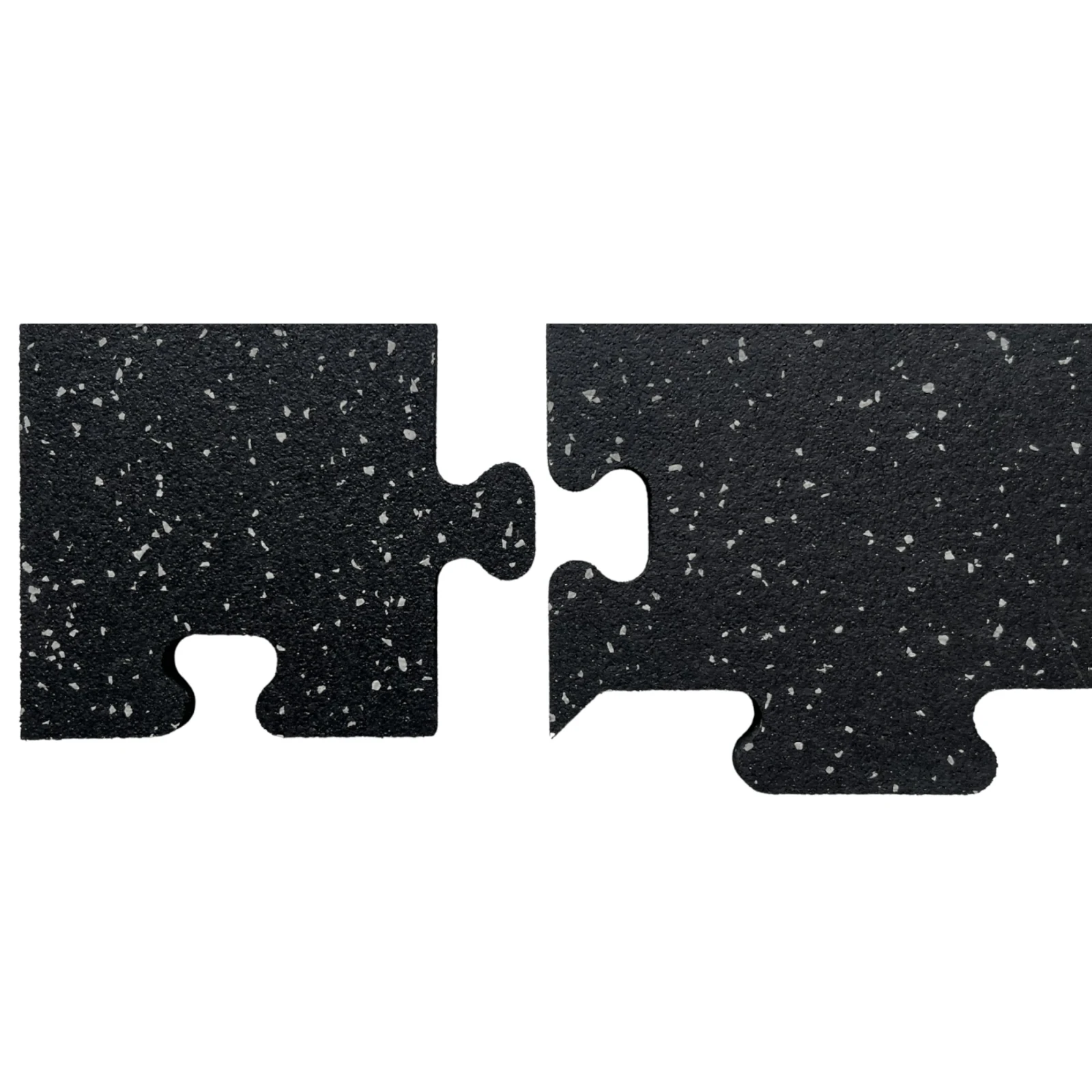 Gerader Abschluss und Gummi-Ecke des Puzzle PRO Systems graues Mosaik